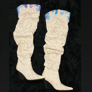 Thigh High Cowgirl / Cowboy Boots - Dolls Kill